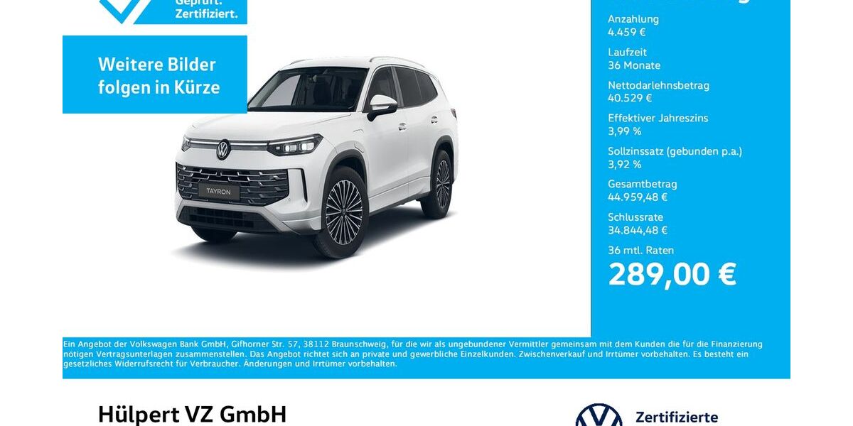 VW Tayron 9.598 km 43.855 &euro; Unna 59423