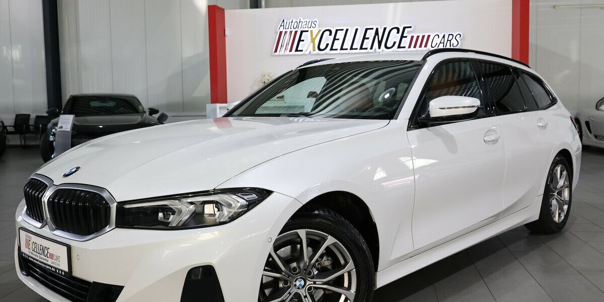 BMW 318d Touring SPORT WHITE & BROWN / CURCED, LED 100.000 km 24.766 &euro; Hamm 59077