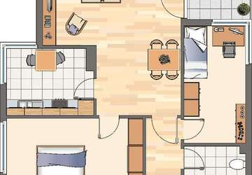 Wohnung Kamen Methler - 3 Zimmer, 72 m&sup2;, 403&euro; | Angebot:27352428